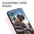 Game PUBG For Xiaomi Redmi Note 12 Turbo 11E 11S 11 11T 10 10S 9 9T 9S Pro Plus 5G Black Phone Case. 