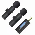 K35 Dual Mic Wireless Microphone For Smartphone, DSLR, Laptop, MacBook. 