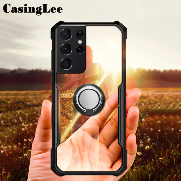 Protect%20Cover%20For%20Galaxy%20S22%20Ultra%20Case%20Hard%20Clear%20Transparent%20Shockproof%20AirBag%20Protection%20Car%20Magnetic%20Holder%20Ring%20Back%20Cover%20Samsung%20S22%20Ultra%20Phone%20Cases%20-%20Image%205