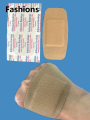 Fashions 10Pcs Self-Adhesive Plaster Wound Oval Breathable Skin Healing Patch Big Band Aid First Bandages Dressing Muscle Taping.