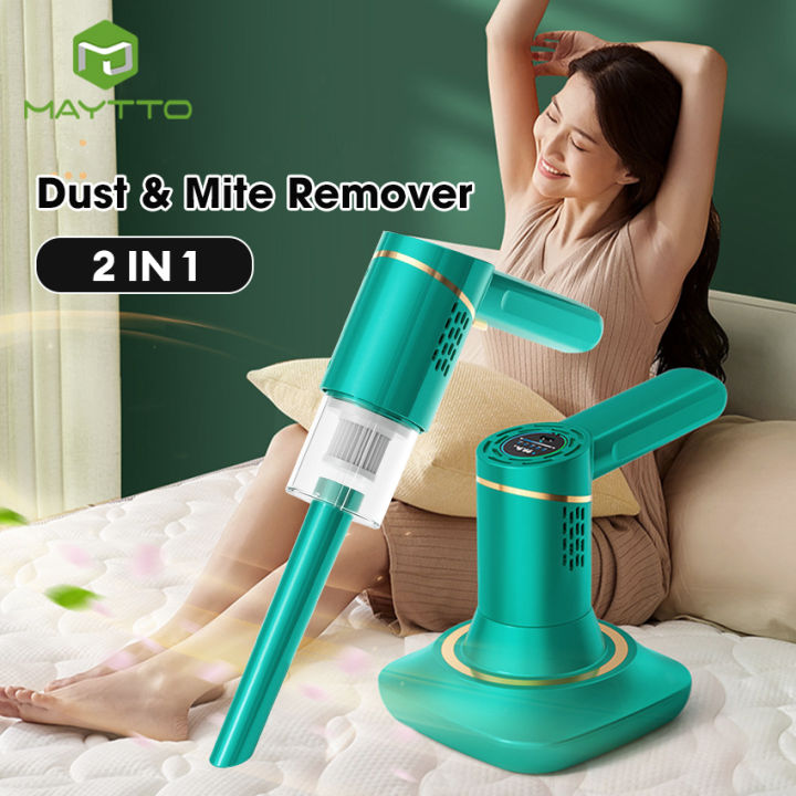 MAYTTO%202%20IN%201%20Mite%20Remover%20Mattress%20Dust%20Vacuum%20Handheld%20UV%20Cleaner%20Bed%20Vacuum%20Mite%20Removal%20Instrument%20Wireless%20Mite%20Remover%20Cleaning%20Machine%20for%20Pillows%20Sheets%20Sofas%20Plush%20Toys%20-%20Image%209