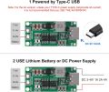 Multi-Cell 2S 3S 4S Type-C USB Boost Converter to 8.4V 12.6V 16.8V  Step-Up Power Module LiPo Polymer Li-Ion Charger Protection Board. 