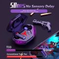 TWS 5.2 Gaming Earbuds Sport Bluetooth Headphone Waterproof Wireless Earphone Games Noise Cancellation Headsets with Microphone.