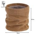 Sunnyheart Men Women Neck Warmer Cozy Warm Unisex Neck Warmer for Outdoor Activities Windproof Cold Resistant Cycling Skiing Neck Wrap Knitted Scarf.