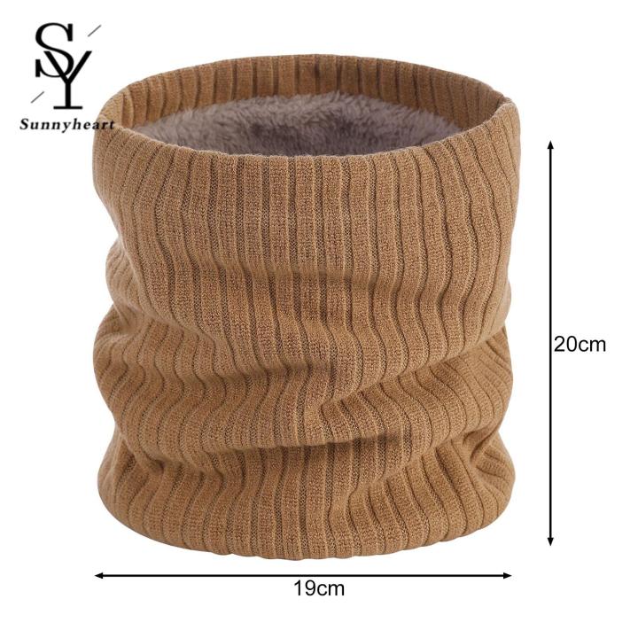 Sunnyheart Men Women Neck Warmer Cozy Warm Unisex Neck Warmer for Outdoor Activities Windproof Cold Resistant Cycling Skiing Neck Wrap Knitted Scarf