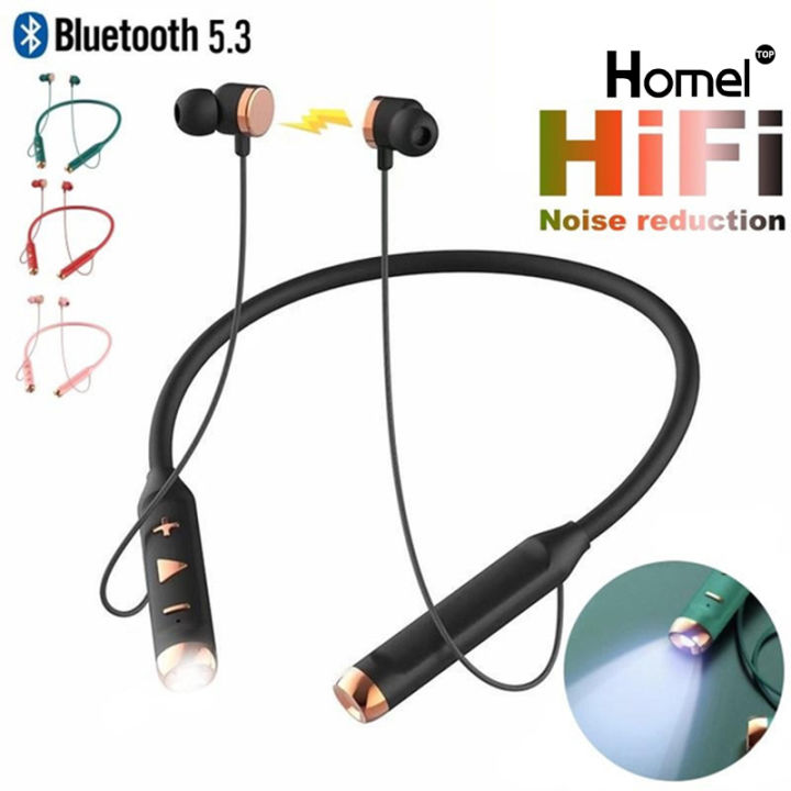 【FUPANG】TWS Wireless Bluetooth Headphones In-Ear Music Neckband Earphones  HiFi Noise Clear Call Headset with Microphone