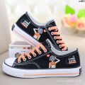 Junior High School Girls' Shoes Women's Versatile Student Canvas Shoes Women 2024 New Autumn Women Older Children's Sneakers Cloth Sports Shoes. 