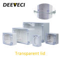 Transparent Waterproof Outdoor Enclosure Plastic Box Electronic Project Case Instrument Electrical Box Junction Box Housing. 