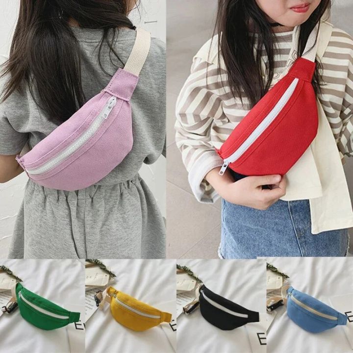 Children's Bag New Cute Baby Waist Bag Kids Girl Boy Red Fanny Pack Child Banana Bag Toddler Waist Packs Belt Schoolbag Gift