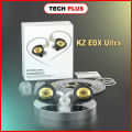 KZ EDX Ultra Wired Metal Earphones In Ear Monitor Headphones HiFi Stereo Bass Sport Noise Cancelling Headset With Mic. 