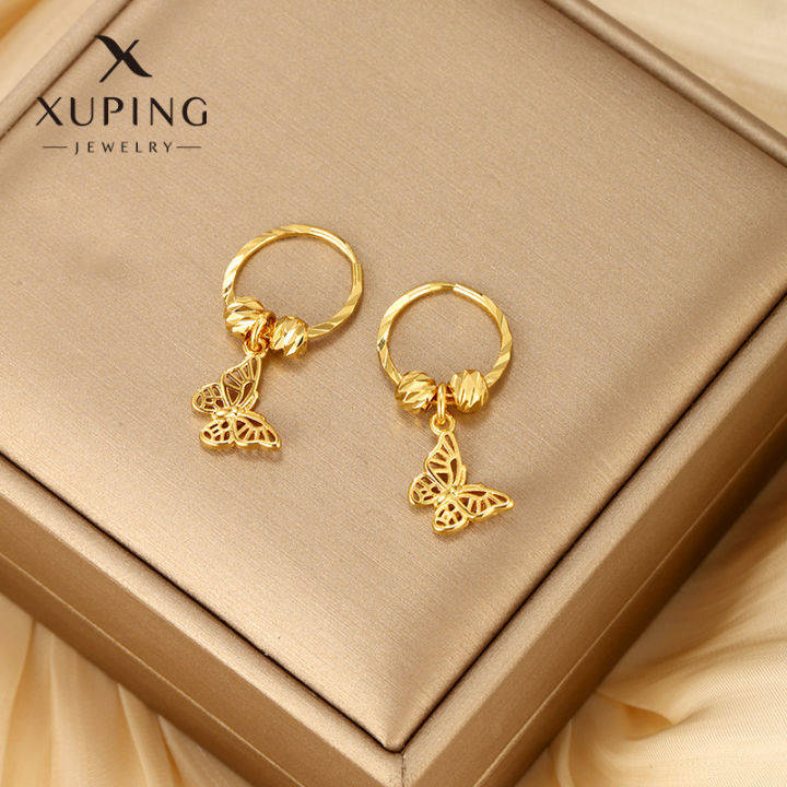 Xuping%20jewelry,%20Japanese%20and%20Korean%20fashion,%20fairy%20tassels,%20stars,%20butterflies,%20love%20earrings,%20women's%20gold,%20niche%20design%20sense%20earrings%20-%20Image%205