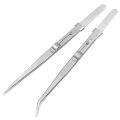 Multi-purpose Stainless Steel Tweezers Adjustable Slide Lock Anti-Static Tweezers Jewelry Making Tool For Electronic Component Repair Tools Clamping Diamond Jewelry Tools. 