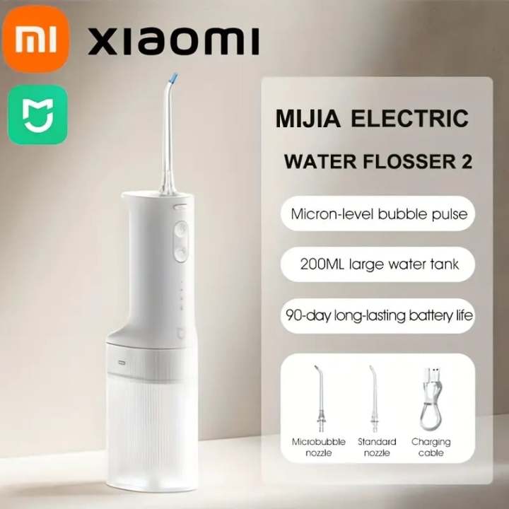 Xiaomi Mijia Oral Irrigator 2 MEO705 Portable Dental Water Flosser Water Floss Rechargeable Cleaning Teeth