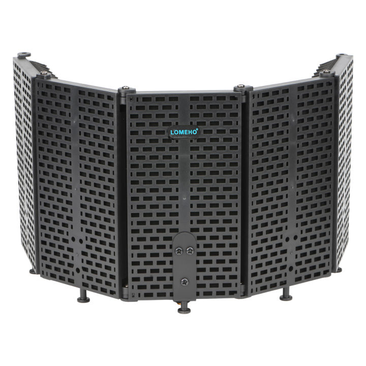 LOMEHO%203%20Plastic%20Microphone%20Shield%20Foldable%20Panels%20Adjustable%20Isolation%20Broadcast%20Sing%20Reduce%20Noise%20Recording%20Windscreen%20LO-PS68%20-%20Image%203