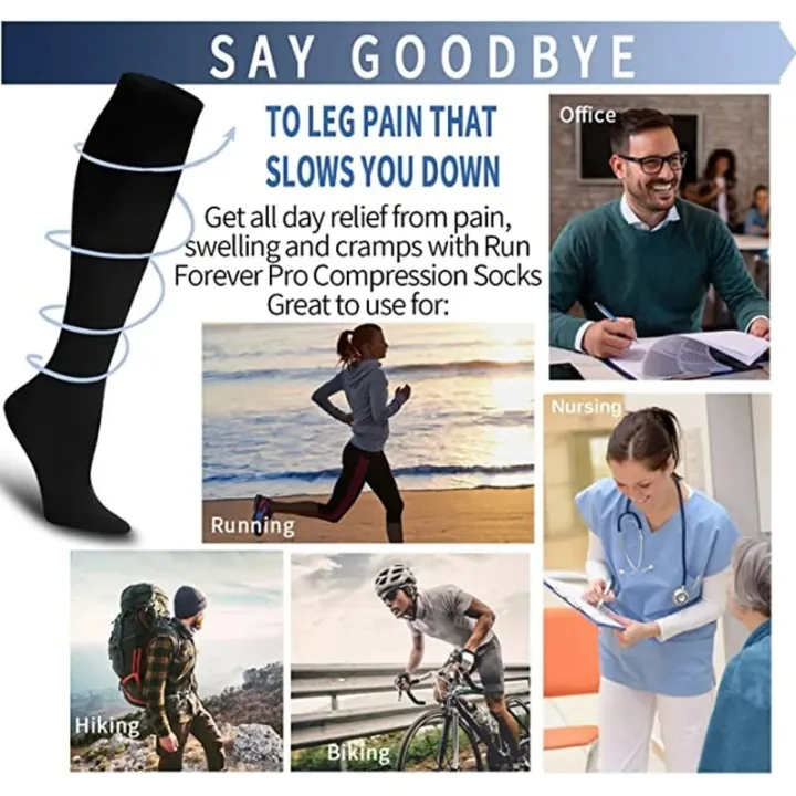 Varicose%20Veins%20Compression%20Socks%20Fit%20For%20Golf%20Rugby%20Hiking%20Sports%20For%20Anti%20Fatigue%20Driving%20Travel%20Flight%20Black%20Women%20Men%20Socks%20-%20Image%204