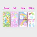 Daiso Korea CareBear Sticker Storage File (30 Pockets) Sticker Collector Photocard Binder Decorating a Diary. 