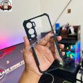 itel City 200 Xundd Protective Airbag Bumper Transparent Back Side Clear Phone Case Back Cover.