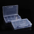 Transparent Plastic Storage Box For Small Component Jewelry Tool Box Bead Pills Organizer Nail Art Tip Case Container Huiye.