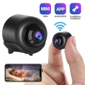 Super Premium X5 Mini Camera Full HD 1080P 4K WiFi Wireless Rechargeable Battery Night Vision 140° Wide Angle Lens Security IP CCTV Video Recorder for Home Office Car Security Black Color. 