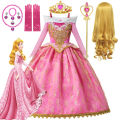 Dress Up Costume Party Wear Rapunzel Cinderella Elsa Anna Outfit Children's Frozen Color Play Princess Dress Disney Girls Sleeping Beauty Aurora Corner. 
