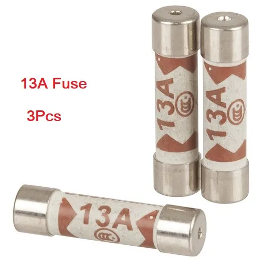 3Pcs%20Fuse%2013A%20Ceramic%20Fast%20Blow%20Type%20AC%20250V%2013A%20BS1362%20Glass%20Fuses%20Tubes%20Size%206x25mm%20-%20Image%202