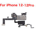 Ear Speaker For iPhone 12 12Mini Pro Max Earpiece And Face ID Sensor Proximity Light Flex Cable Assembly Replacement. 