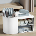 Pencil Pen Holder Storage Box for Desk, Office Desk Organizer, Cute Desktop Stationery Organizer, Stationery Holder Storage Box.