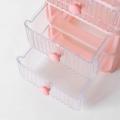 Large Capacity Jewelry Storage Box Aesthetic Drawer-type Plastic Makeup Organizer Stackable Portable Cosmetic Storage for. 