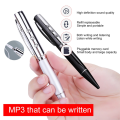 Pen MP3 Player USB Portable Music Player Multifunctional Student Walkman Writable Pen Player Silver. 