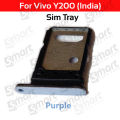 Sim Tray SD Card Tray Holder Card Compatible with Vivo Y200 (Indian Version) With Sim Ejector Pin Replacement Part. 