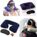 3 In 1, Travel Selection - Neck Pillow, Earplug, Eye Cover. 