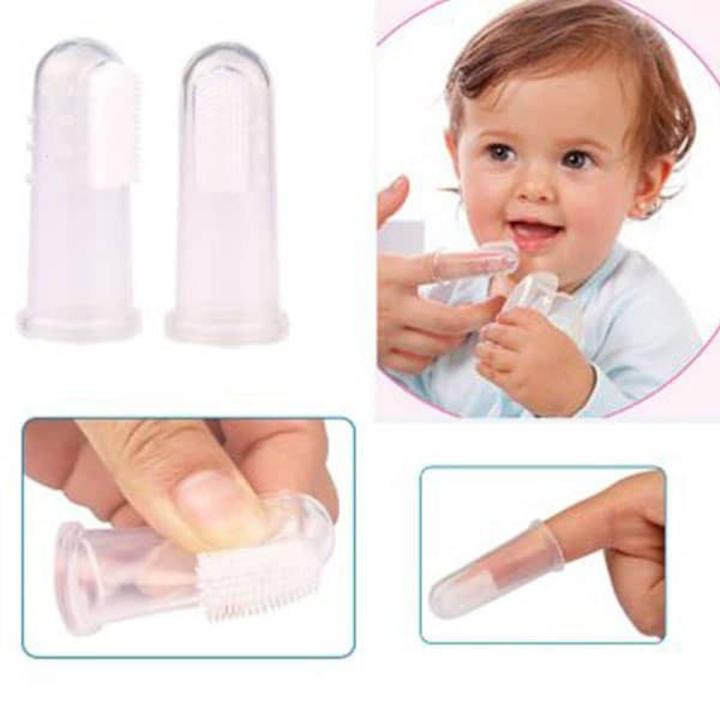 Soft Safe Baby Toothbrush Kids Silicone Finger Toothbrush