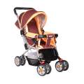 Farlin Baby Stroller Pram- Orange And Blue. 