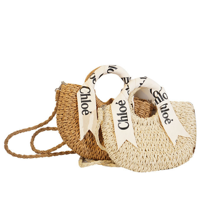 Alphabet%20silk%20scarf%20handpiece%20straw%20bag%20versatile%20semicircle%20weave%20women's%20bag%20women's%20seaside%20row%20vacation%20photo%20cross-body%20beach%20bag%20-%20Image%205