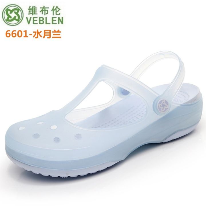 New%20Viblen%20Veblen%20Cave%20Shoes%20Women's%20Jelly%20Slippers%20Flat%20Heel%20Platform%20Beach%20Shoes%20Wear%20Seaside%20Sandals%20Summer%20-%20Image%204