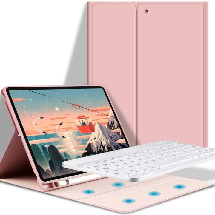 Keyboard%20Case%20with%20Pencil%20Holder%20Auto%20Sleep/Wake%20with%20Detachable%20Bluetooth%20Keyboard%20for%20iPad%20Pro%2011%202020%202018/%20iPad%20Air%203%2010.5%202019/iPad%20Pro%2010.5/iPad%209.7%202018%206th%20Gen%202017%205th%20Gen/%20iPad%20Air%201/2/iPad%20Pro%209.7%20-%20Image%203