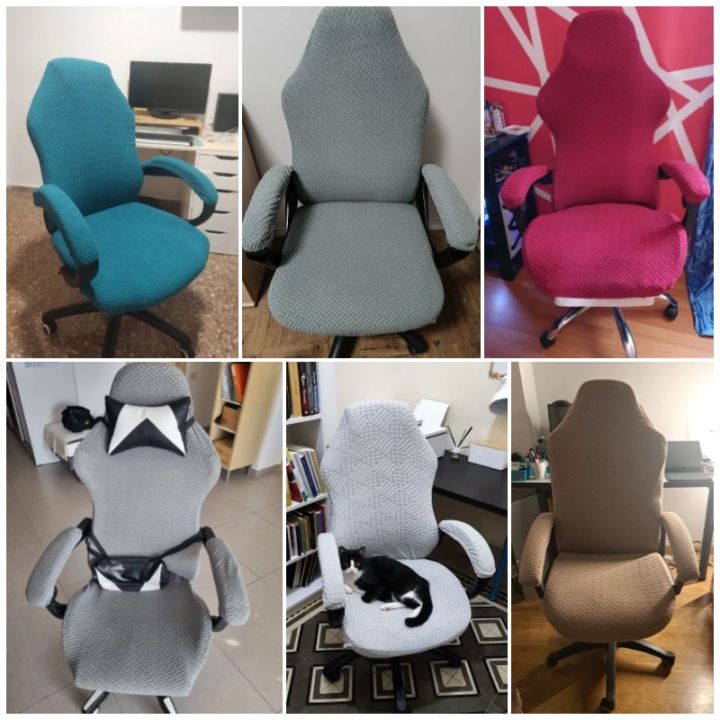 Chair covers for office chairs with arms sale