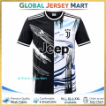 Juventus Football Jersey- Black And White.