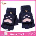 Trendygirl Women Lovely Winter Fingerless Cat Paw Thicken Warm Gloves-Girls Fashion screen Fingerless Sports Gloves For Outdoor Cycling, Camping, Motorcycle, Running. 