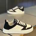 TopME Sneakers Shoes for Men Summer Canvas Stylish Comfortable Indispensable-Quality And Durability New Collection Black & White, M37. 