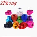 5pcs/lot M3 M4 m5 m6 m8 colourful aluminum  Frame Hand Tighten Flange Nut step knurled thumb nut. 