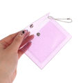 1Pc Women's Credit Card Holder Wallet Transparent Waterproof PVC ID Card Wallet.