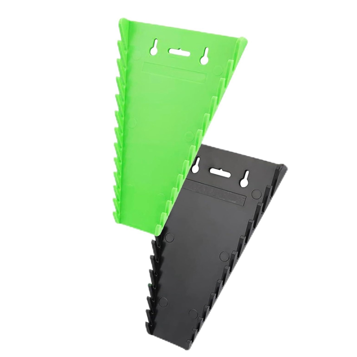 2 Pack Magnetic Wrench Organizer,Wrench Tool Box,1/4 - 1/16 Inch