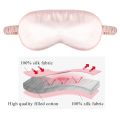 Soft 100% Pure Silk Portable Travel Sleep Eye cover/ Double-Sided Natural Sleeping Eyeshade / Women Sleeping Eyes Cover / Men Blindfold /. 