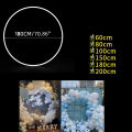 GC Round Backdrop Stand Circle Balloon Arch Frame Backdrop Decoration For Ceremony Wedding Birthday Party Baby Shower. 