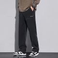 New Upgraded Soft Cosy Lyocell Fabric Men's Pants Baggy Straight Elastic Waist Thick Casual Wide Trousers Male Oversized M-5XL. 