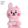 Bandai BT21 New Mini Plush Doll Pendant Keychain Plush Toy Bag Accessories Kawaii Anime Cute Cartoon Key Chains Birthday Gift KEEMEEUYZO.