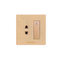 Wener Super Style Series 10A Two Pin Electrical Wall Socket with Switch 2Pin.