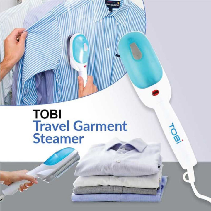 Portable Steam Iron Foldable Tobi Travel Steamer Standard Size Steam Iron/Wrinkle Remover/Machine for Clothes - Iron Machine
