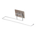 Rack Stainless Steel Roll Paper Holder Towel Stand Storage Rack Bathroom Organizer Self-adhesive Kitchen Toilet Paper Holder. 